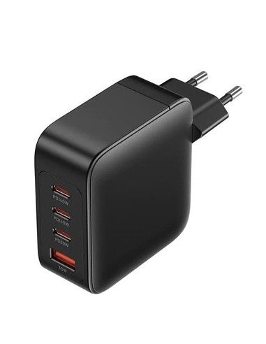 CARGADOR DE PARED VENTION GAN 3XUSB-C USB -A 140W