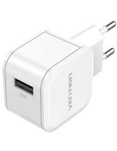 CARGADOR DE PARED VENTION GAN USB -A 18W WHITE
