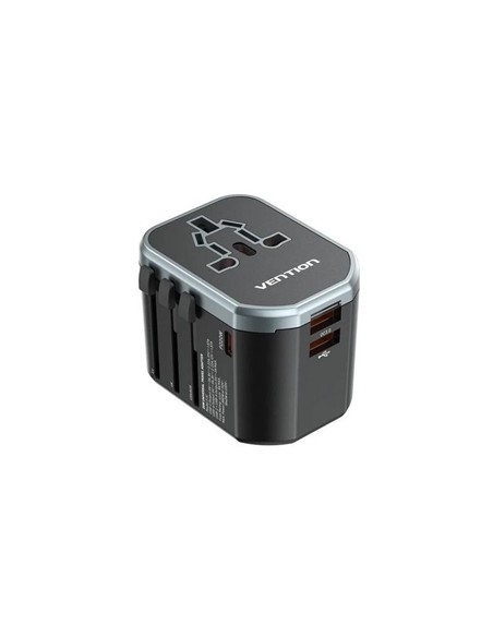 CARGADOR DE PARED VENTION UNIVERSAL USB-C 2XUSB-A