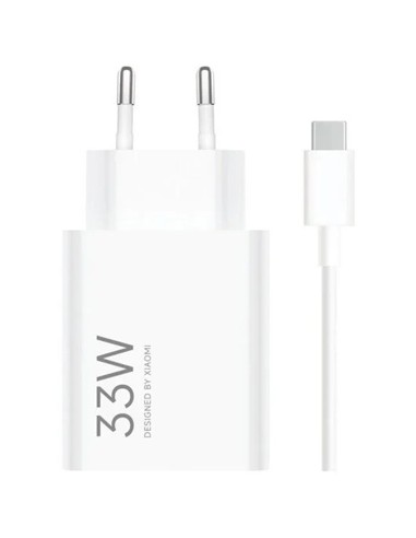 CARGADOR DE PARED XIAOMI COMBO 33W USB-A + CABLE W