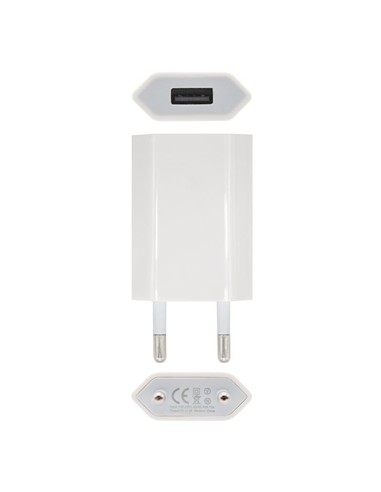 CARGADOR SMARTPHONE NANOCABLE USB 5V-1A WHITE