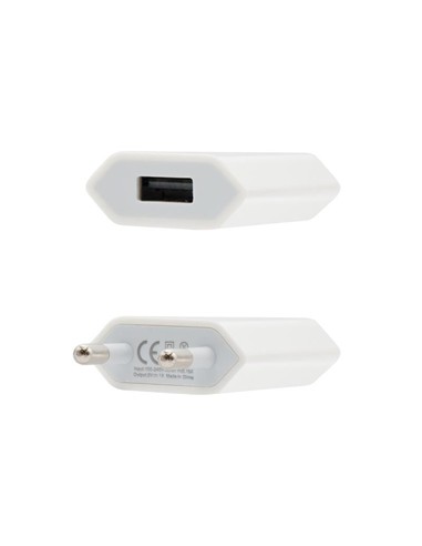 CARGADOR SMARTPHONE NANOCABLE USB 5V-1A WHITE
