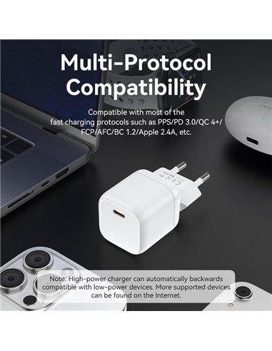 CARGADOR SMARTPHONE/TABLET VENTION FAKY0-EU USB-C