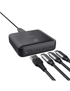 CARGADOR SOBREMESA TRUST MAXO USB 100W 4 PUERTOS 2