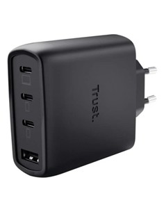 CARGADOR TRUST MAXO 3XUSB-C 1XUSB-A 65W + CABLE US 2
