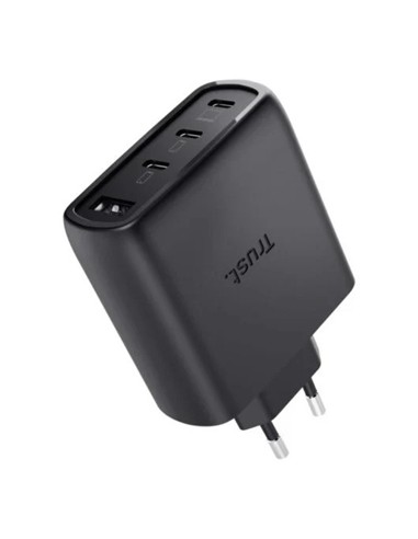CARGADOR TRUST MAXO 3XUSB-C 1XUSB-A 65W + CABLE US