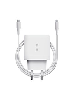 CARGADOR TRUST MAXO USB-C 45W 2M WHITE