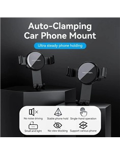 SOPORTE VENTION COCHE PARA SMARTPHONE 4.7-7.2 CLIP 2