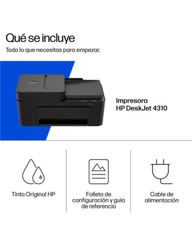 IMPRESORA HP DESKJET MULTIFUNCION 4310 COLOR WIFI