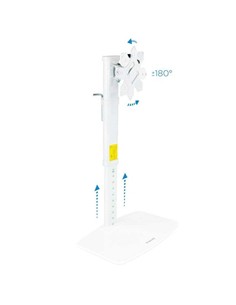 SOPORTE DE MESA TV MONITOR TOOQ REG.ALTURA GIR. IN 2
