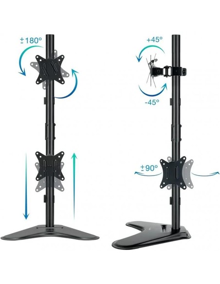 SOPORTE DE SOBREMESA MONITOR TOOQ 17-32 9KG 2 BRAZ