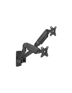 SOPORTE PARED MONITOR AISENS 2 BRAZOS 17-32 9KG BL