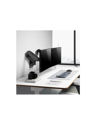 SOPORTE PARED MONITOR AISENS 2 BRAZOS 17-32 9KG BL