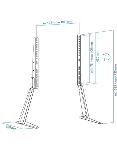 SOPORTE TOOQ SOBREMESA PARA TV/MONITOR 32-70