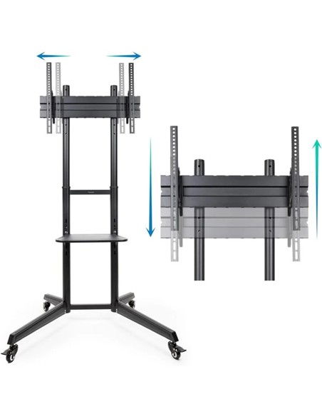 SOPORTE TV MONITOR TOOQ SUELO CON RUEDAS 37 - 70 5