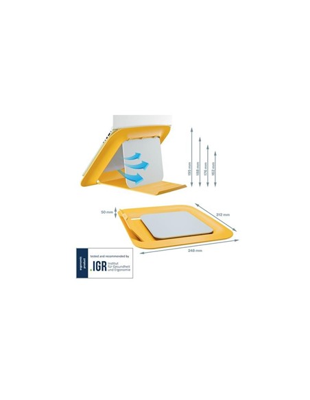 SOPORTE LEITZ SOBREMESA PARA NOTEBOOK ERGONOMICO 1