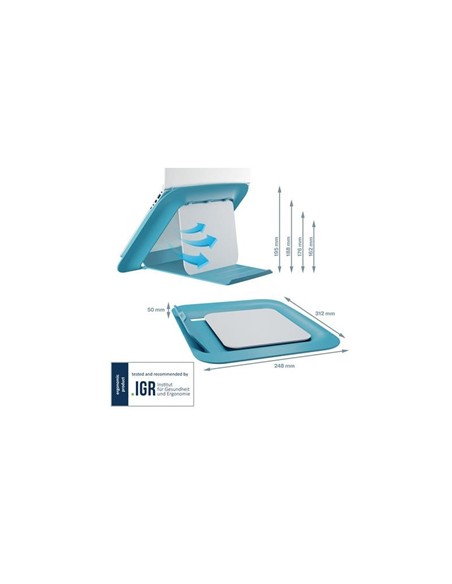 SOPORTE LEITZ SOBREMESA PARA NOTEBOOK ERGONOMICO 1