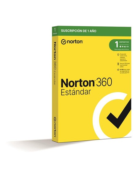 NORTON 360 STANDARD 10GB ES 1 USER 1 DEVICE 1 AÑO