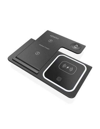 BASE CARGADOR AISENS SMARTPHONE/APPLE WATCH/AURICU