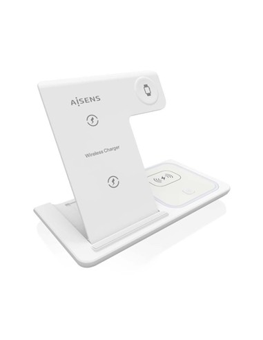 BASE CARGADOR AISENS SMARTPHONE/APPLE WATCH/AURICU