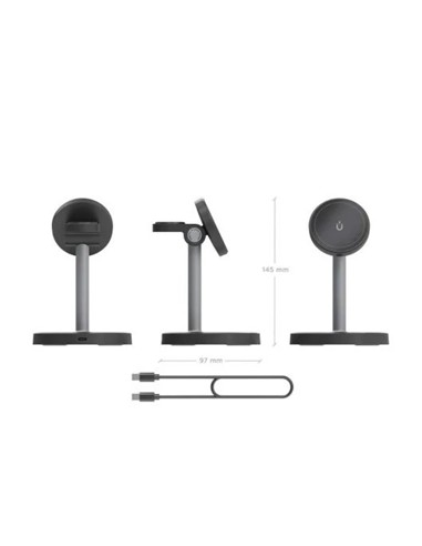 BASE CARGADOR AISENS SMARTPHONE/APPLE WATCH/AURICU