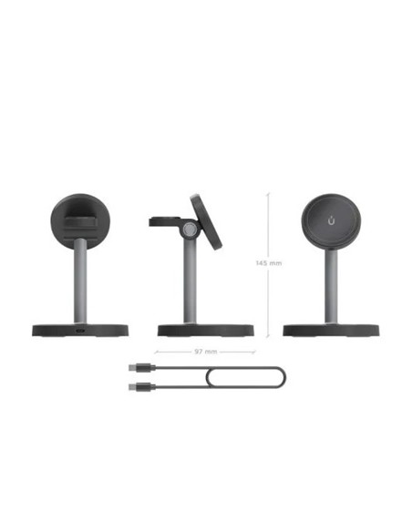BASE CARGADOR AISENS SMARTPHONE/APPLE WATCH/AURICU