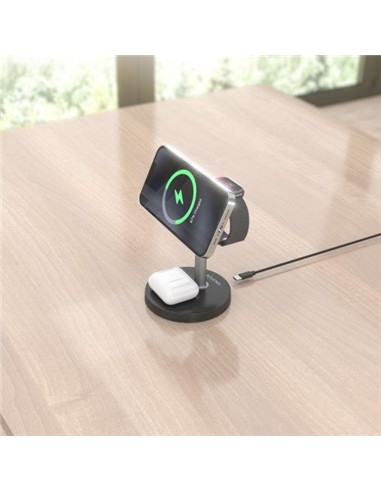 BASE CARGADOR AISENS SMARTPHONE/APPLE WATCH/AURICU