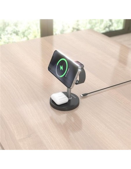 BASE CARGADOR AISENS SMARTPHONE/APPLE WATCH/AURICU