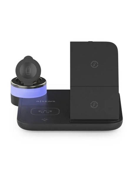 BASE CARGADOR AISENS SMARTPHONE/APPLE WATCH/AURICU