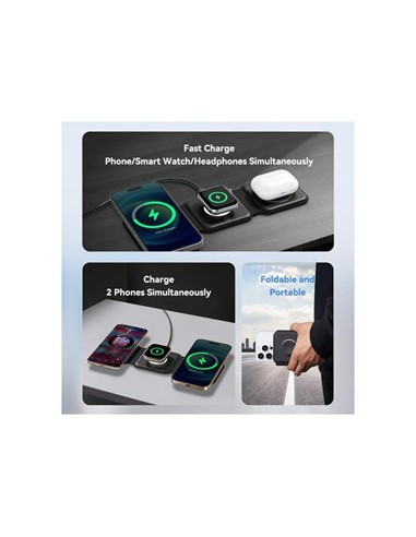 BASE CARGADOR PAD VENTION SMARTPHONE/APPLE WATCH/A