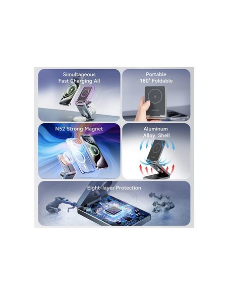BASE CARGADOR VENTION SMARTPHONE/APPLE WATCH/AURIC