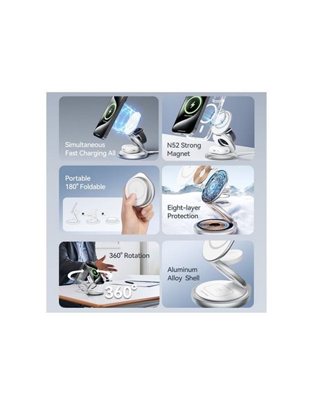 BASE CARGADOR VENTION SMARTPHONE/APPLE WATCH/AURIC