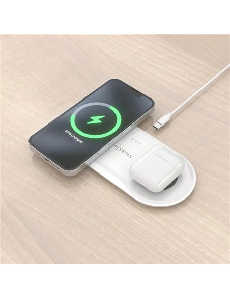 BASE DE CARGA AISENS WIRELESS SMARTPHONE/AURICULAR