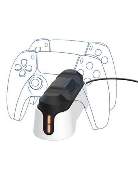 BASE DE CARGA TRUST GXT 228 PARA 2 MANDOS PS5 RGB