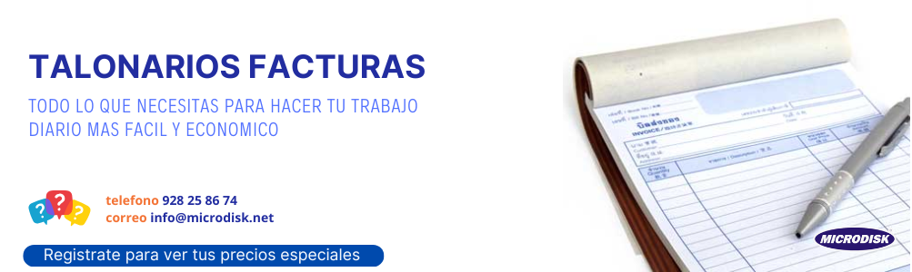 Talonarios facturas