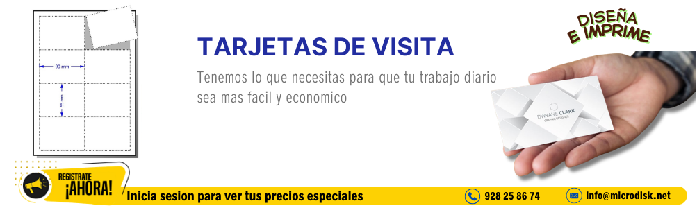 Tarjetas de visita