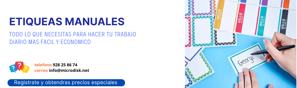 Etiquetas manuales